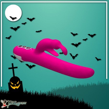 7 Speed Silicone Rabbit Vibrator- USB Rechargeable RV-025