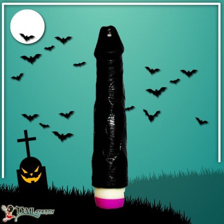 Super Natural Black Silicone Realistic Vibrator RSV-011