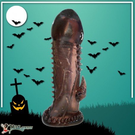 Ultra Flexible soft cock sleeve penis extender PES-017