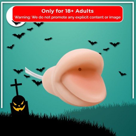 Silicone Male Masturbator with Tongue MMT-028